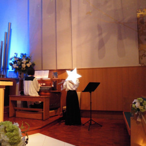 チャペル  演奏はパイプオルガンとフルート|544926さんのザ・セレクトンプレミア 神戸三田ホテル （旧：三田ホテル）の写真(952179)