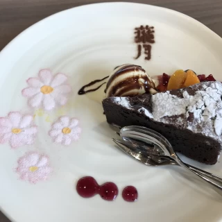 式場見学でデザートを頂きました。