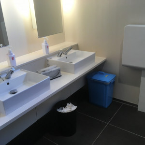 女子トイレ　洗面台|545111さんの和田倉噴水公園レストラン （パレスホテル直営）（ウエディング取扱終了）の写真(873712)