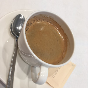 試食　食後のコーヒー|545111さんの和田倉噴水公園レストラン （パレスホテル直営）（ウエディング取扱終了）の写真(873722)
