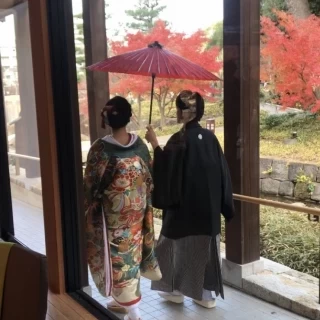 庭園側からの入場