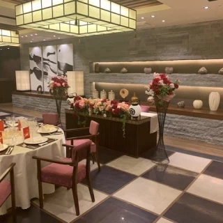 和モダンな雰囲気な宴会場