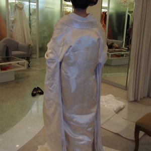 白無垢の試着をさせていただきました。|545363さんのホテルオークラ札幌の写真(875239)