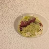 式場見学でのお料理
ピスタチオ大好きなので嬉しかったです！