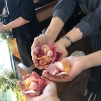 生花でのフラワーシャワー