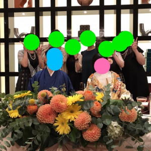 和装でも洋装でも映える
装花と式場の内装|545697さんのTHE MARCUS SQUARE NAGASAKI（営業終了）の写真(877967)
