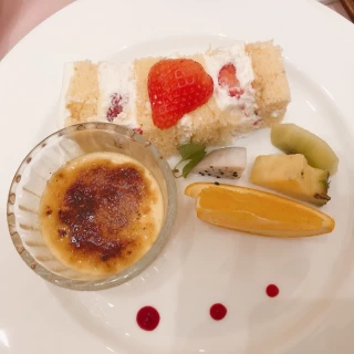 クリームブリュレが美味しかった。