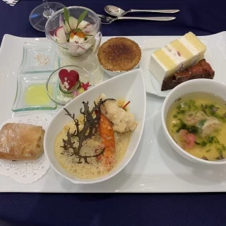 見学の時にいただいたお料理です。