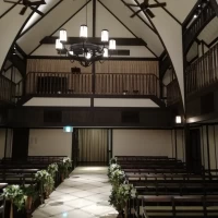 チャペル後方。有名な建築家が設計してるらしい