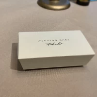 ウエディングケーキです。持ち帰りもできました。