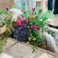好きなお花の色味で可愛く作って頂きました！