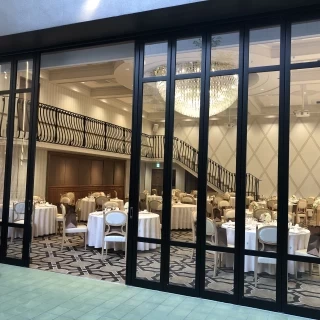 ガーデンからの入場ができるとのこと。