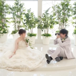チャペルでの前撮り