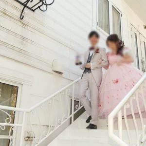 中庭からお色直しの入場|546320さんのfloria Garden HIROSAKI（フローリアガーデン弘前）の写真(885964)