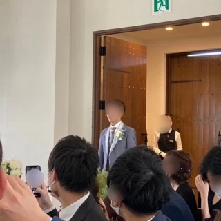 新郎入場
