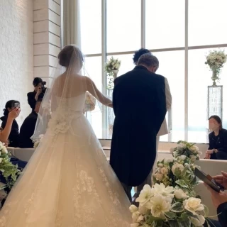 新婦入場シーン