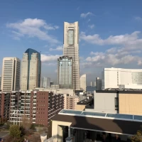 披露宴会場入り口付近からの景色