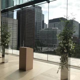 チャペルの外の景色