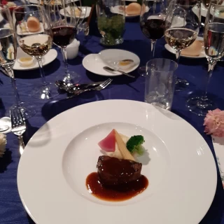 お肉とテーブルコーディネート