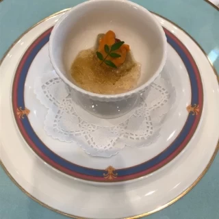 雲丹と焼きなすの和風ゼリー