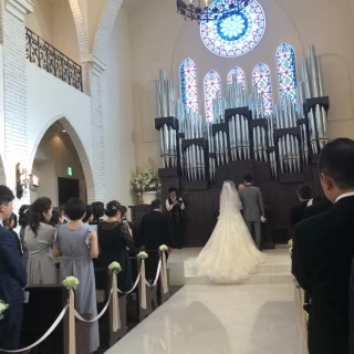 挙式の最中のお写真です。