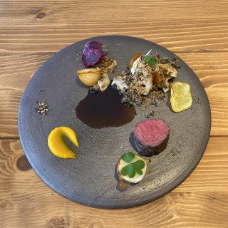 試食でいただいたお料理のプレート
