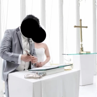 純白のチャペルできれいです
