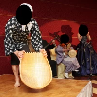 新婦も演出に参加していました。