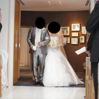新郎新婦の退場の時です