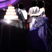 ケーキカットの演出です。