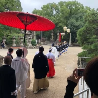 花嫁行列の様子