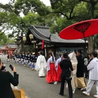 花嫁行列の様子