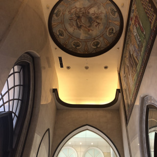 教会入口の天井