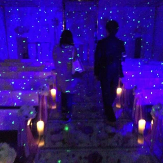 星空チャペル。綺麗です