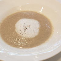 スープも軽井沢で一番美味しかった！キノコスープとのこと。