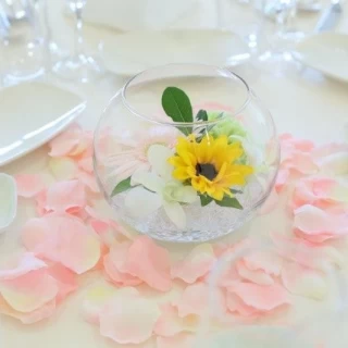 お花はヒマワリにしてもらいました。