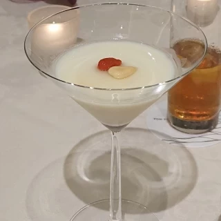 デザートの杏仁豆腐
