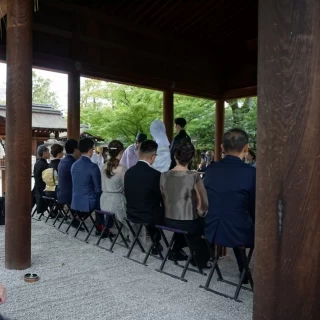 挙式の最中