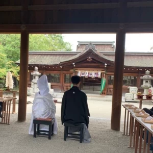 挙式の最中|547643さんの豊国神社の写真(897189)