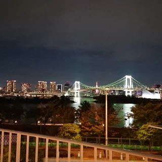 挙式会場外からの夜景