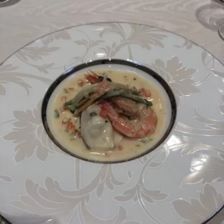 メインの魚料理