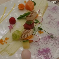 前菜
野菜もおしゃれに切ってありました。