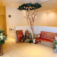 披露宴会場までの通路