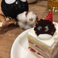 料理にもジブリを。まっくろくろすけのケーキです。