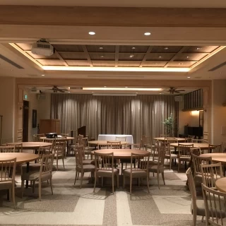 打ち合わせのときに撮ったので飾り付け前でした