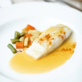 メインの魚料理