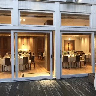 ガーデンからの披露宴会場