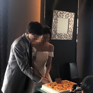 ケーキ入刀