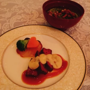 メインのお肉♡|548605さんのホテルクラウンパレス青森の写真(904153)