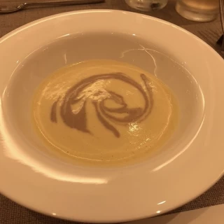 コースに出てくるスープ